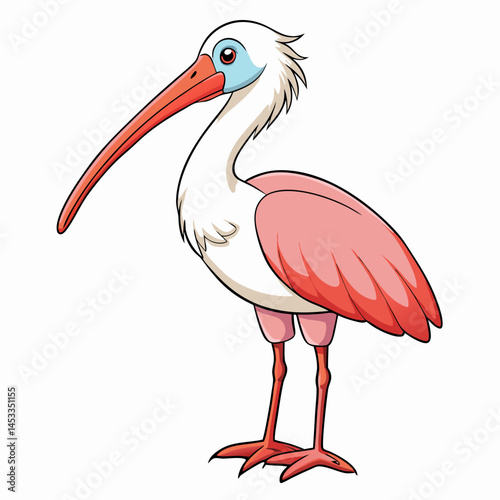 illustration of a stork