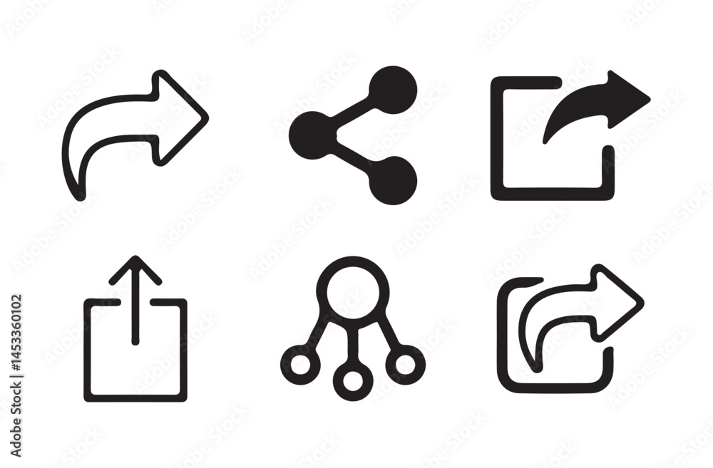 Share icon flat symbols vector. share icon set. Share arrow, link, connection icon. Vector EPS 10 Share icon flat symbols vector. share icon set. Share arrow, link, connection icon. Vector EPS 10