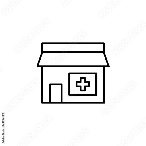 Pharmacy, Drugstore icon vector sign
