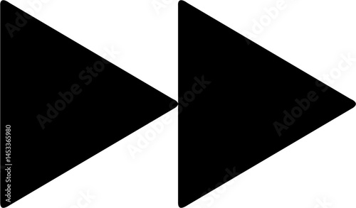 Next icon. Music player interface illustration 