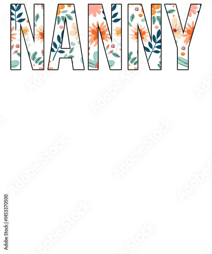 Floral Nanny Mother's Day Matching