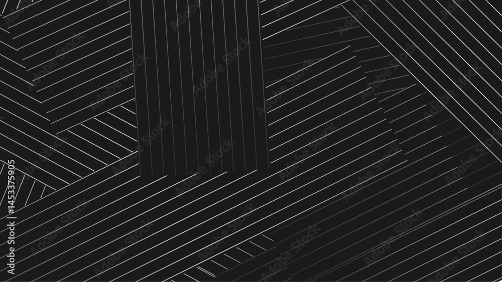 Abstract linear background with overlapping diagonal and horizontal lines. Trendy geometric pattern in monochrome style. Abstract linear background with overlapping diagonal and horizontal lines. Trendy geometric pattern in monochrome style.