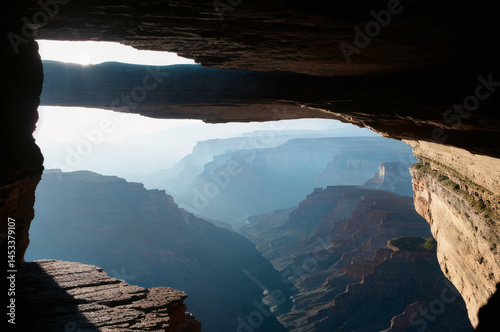 Canyon viewpoint in in spring