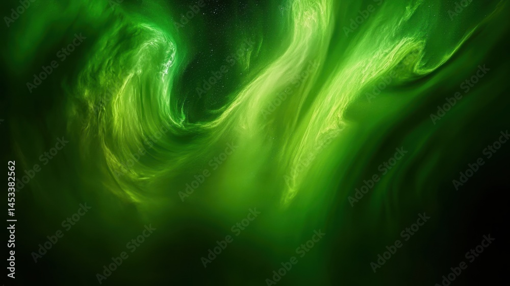 Emerald Green Nebula Abstract Art Background Glowing Energy Field Space Scene Wallpaper Emerald Green Nebula Abstract Art Background Glowing Energy Field Space Scene Wallpaper