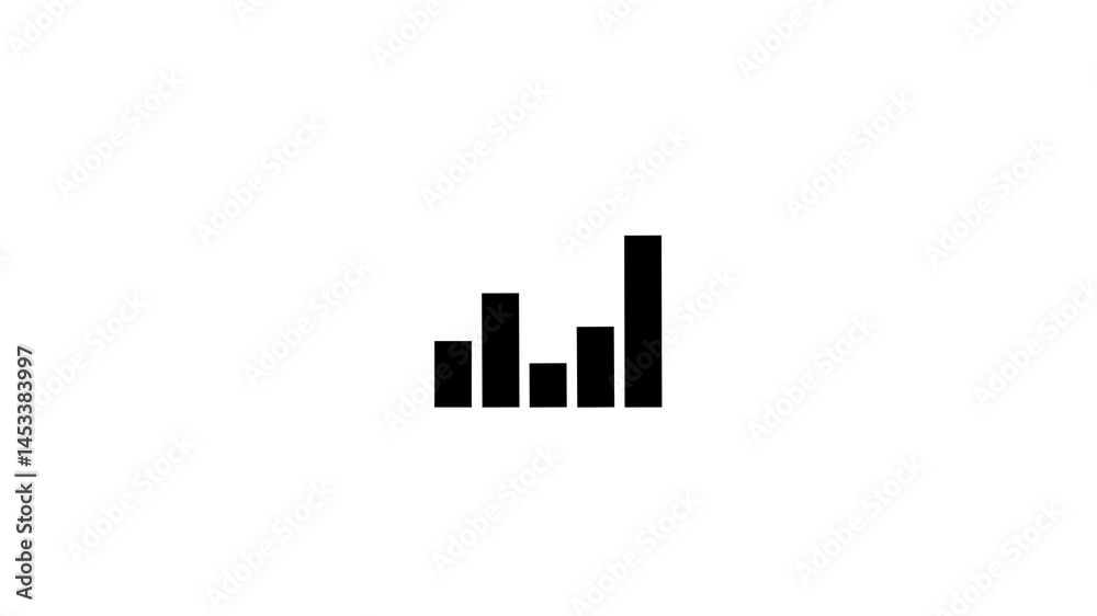 Business Graph Icon Animation on Background – 4K Stock Video for Finance. Business Graph Icon Animation on Background – 4K Stock Video for Finance.