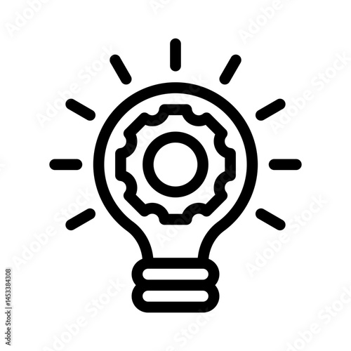 lightbulb line icon