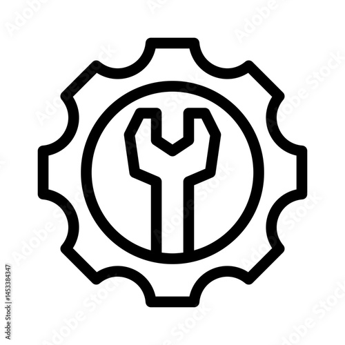 spanner line icon
