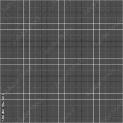 Dark grey grid pattern geometric design features a mosaic pattern of squares with a textured, digital feel, ideal as vector art or wallpaper