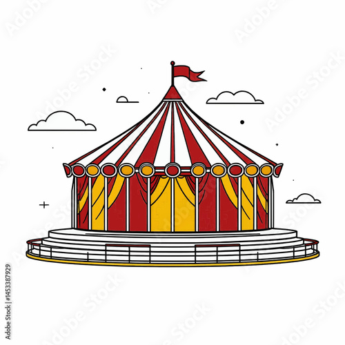 circus tent background