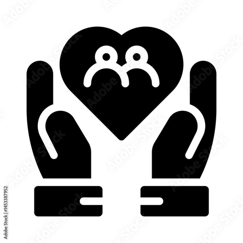 employee benefits glyph icon