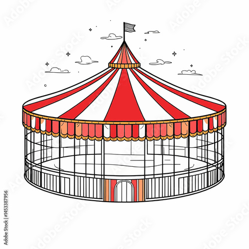 circus tent sign