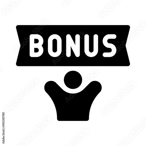 employee benefits glyph icon