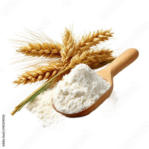 wheat flour and wheat