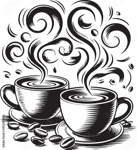 Steaming Coffee Cup Silhouette Vector

Coffee Mug with Beans Design

Espresso Shot Silhouette Art

Takeaway Coffee Cup Vector

Coffee Lover’s Morning Silhouette