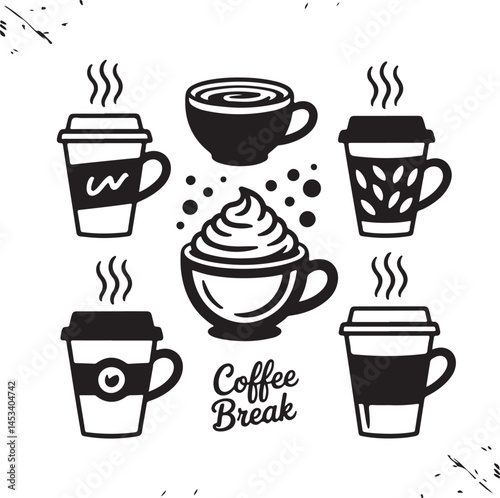 Steaming Coffee Cup Silhouette Vector

Coffee Mug with Beans Design

Espresso Shot Silhouette Art

Takeaway Coffee Cup Vector

Coffee Lover’s Morning Silhouette