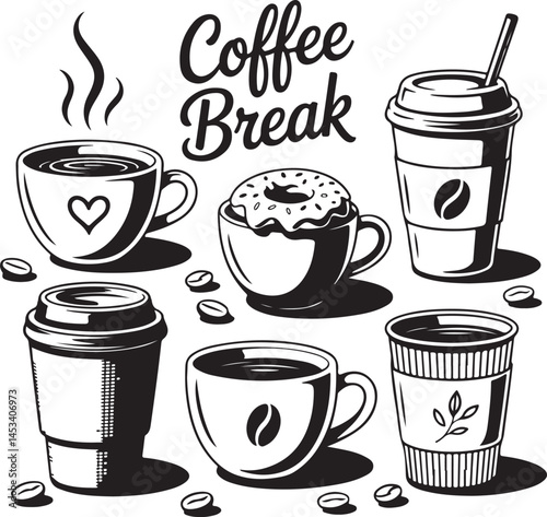 “Coffee Lover SVG Bundle | Cute Mugs, Beans & Funny Quotes for Cricut & Crafts”

“But First, Coffee SVG Pack | Silhouette Designs for Mugs, Shirts & Kitchen Decor”

“Caffeine Queen SVG Set | Espresso,