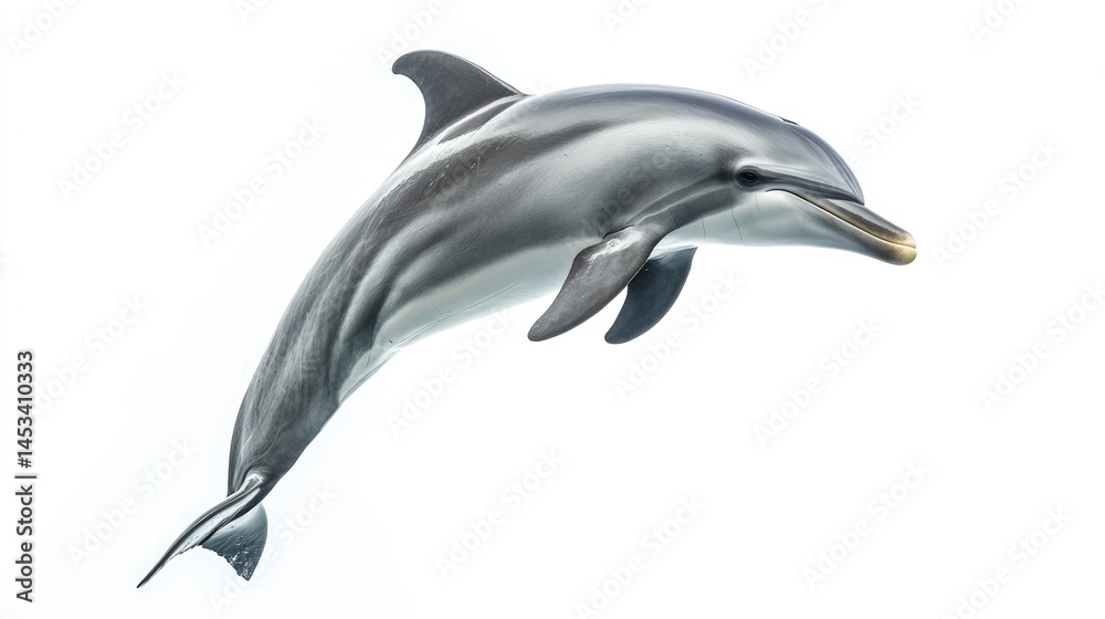 Dolphin Leaping Through the Air Dolphin Leaping Through the Air