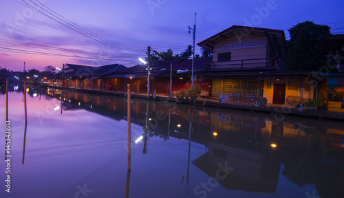 marina at night