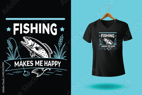 Fishing t shirt design vector, vintage fishing tshirt graphic illustration, Fishing vector emblem
