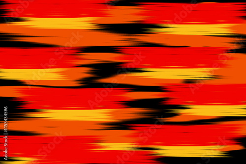 Uzbekistan ikat pattern. Uzbekistan ikat abstract ethnic design. Uzbekistan pattern design for background, wallpaper, textile, art, clothing, wrapping paper, Uzbek style, Uzbek fabric