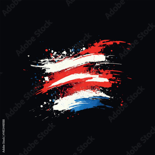Grunge American Flag memorial veterans day,Generative Ai