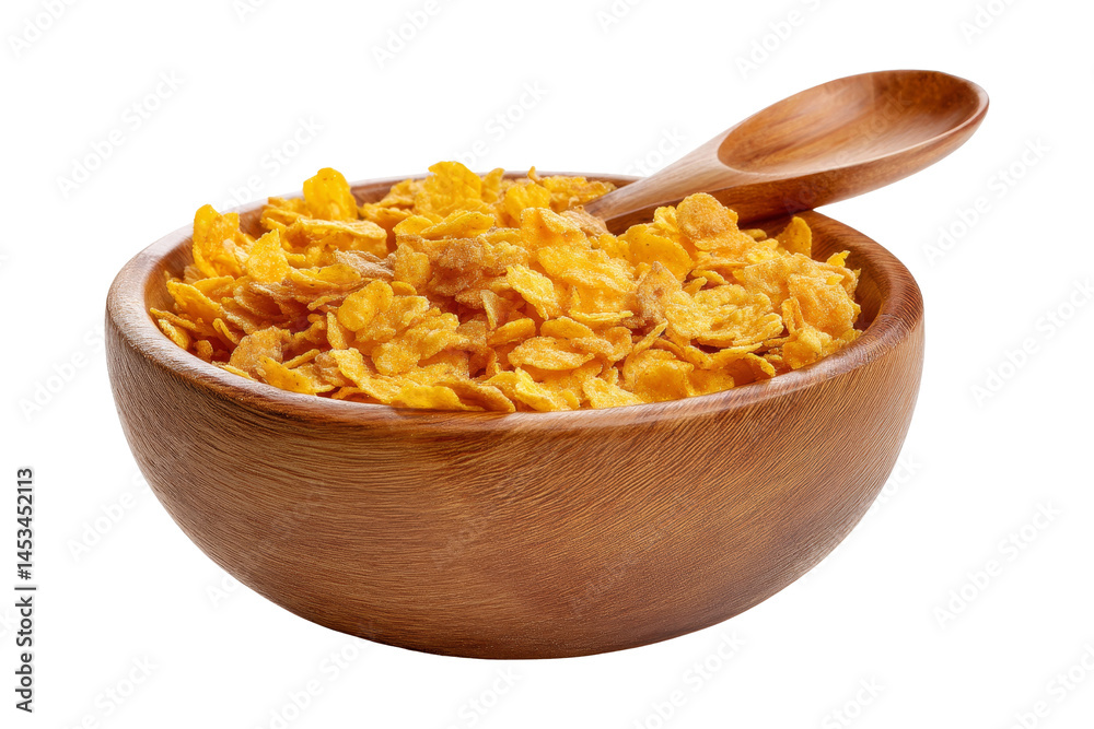 Crispy cornflakes breakfast bowl Crispy cornflakes breakfast bowl