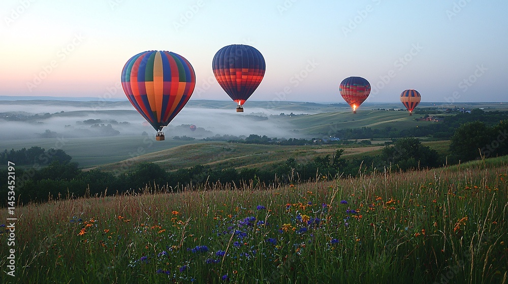 Fototapeta premium hot air balloon