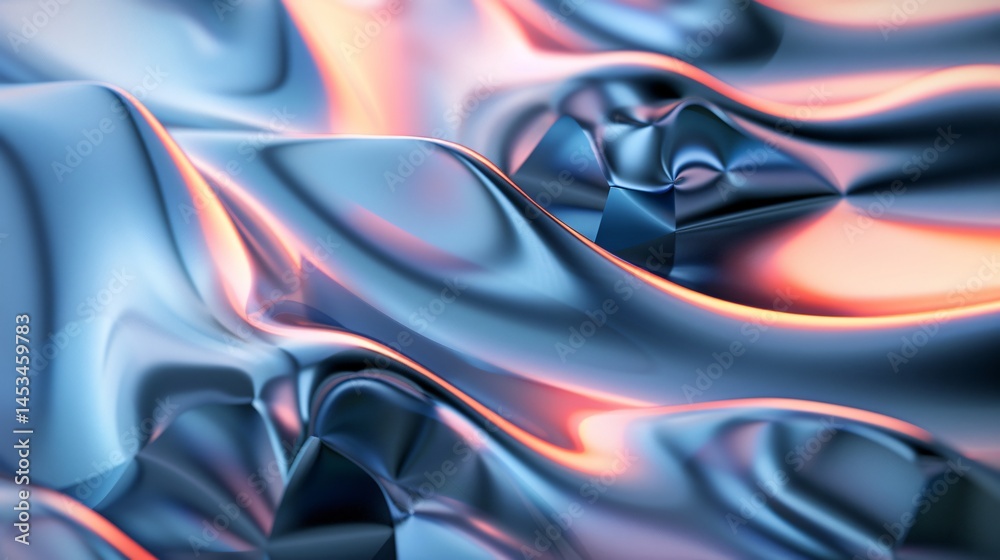Naklejka premium Modern digital abstract 3D background