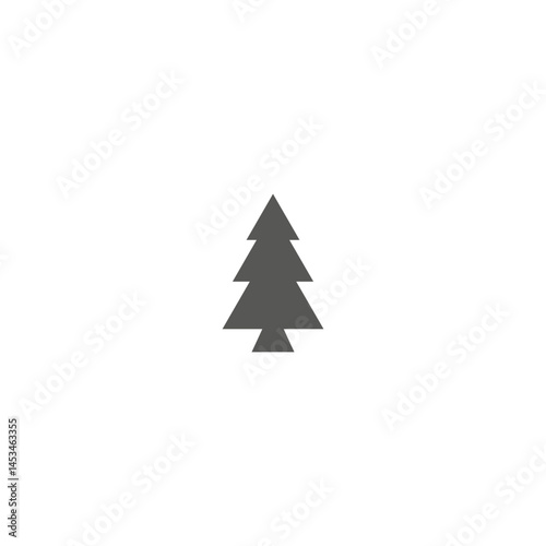 Christmas tree icon vector symbol eps10