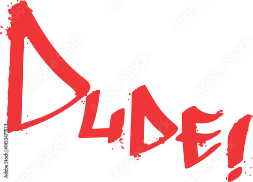 Hand drawn dude text effect front set line art vector