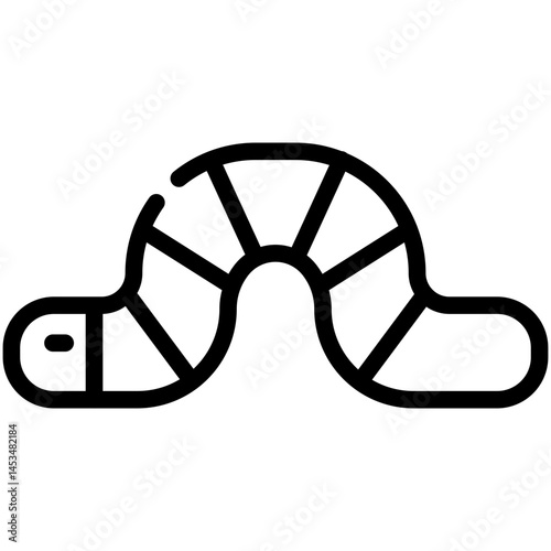 worm line icon