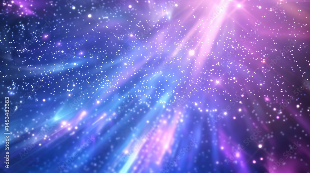 Fototapeta premium Abstract background with vibrant waves liquid shapes and glowing lights 3d rendering illustration