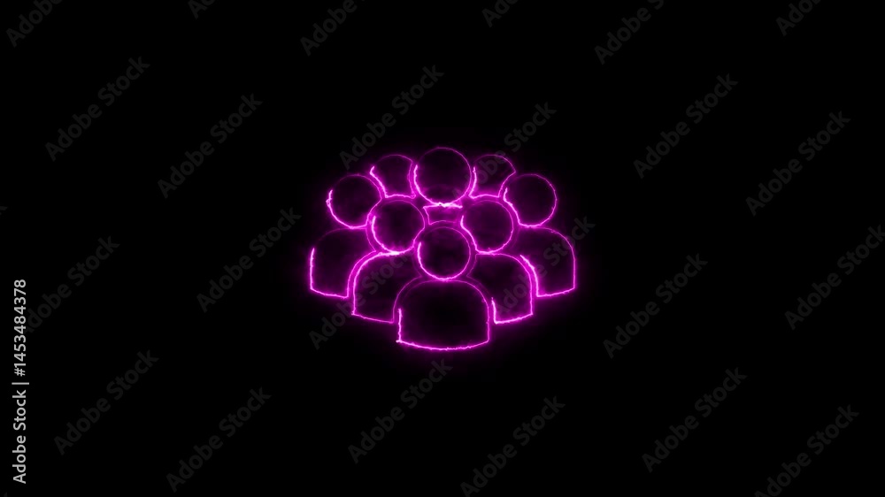 Glowing neon teamwork icon ,Teamwork, Community, People, Business, Organization, Leadership, Human Resources concept. Glowing neon teamwork icon ,Teamwork, Community, People, Business, Organization, Leadership, Human Resources concept.
