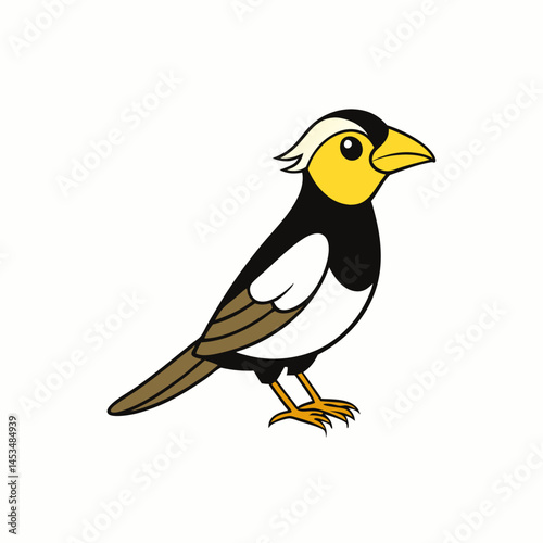 vector illustration of a bird