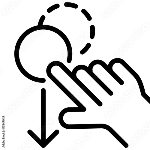 drag line icon