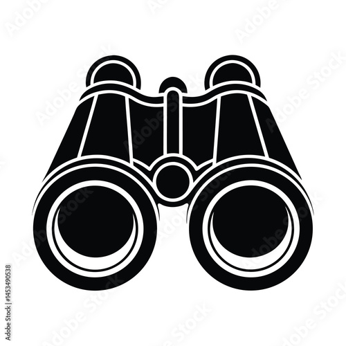 binoculars icon vector illustration