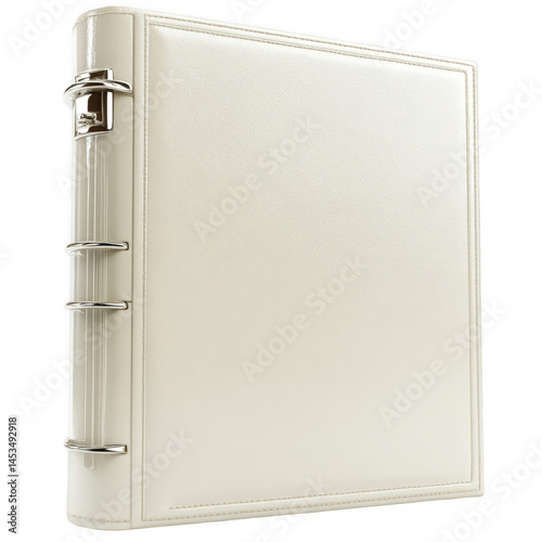 Wallpaper Mural Blank White Photo Album with Metal Clasps Torontodigital.ca