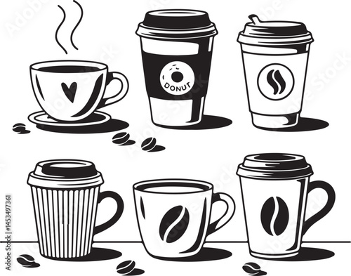 “Coffee Lover SVG Bundle | Cute Mugs, Beans & Funny Quotes for Cricut & Crafts”

“But First, Coffee SVG Pack | Silhouette Designs for Mugs, Shirts & Kitchen Decor”

“Caffeine Queen SVG Set | Espresso,