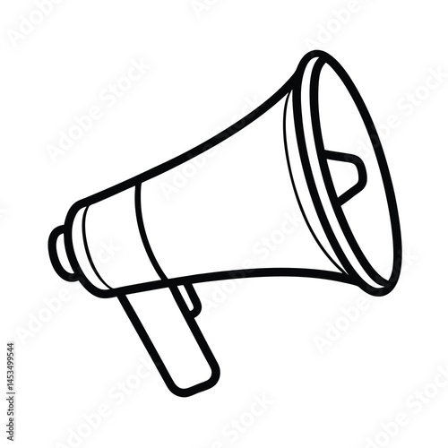 megaphone isolated on white background
