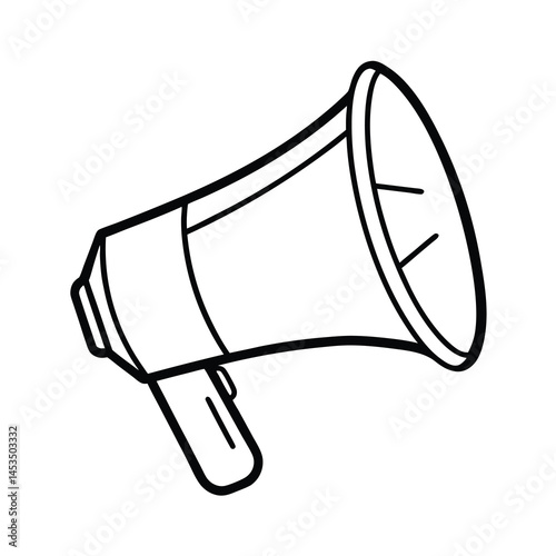 megaphone isolated on white background