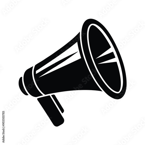 megaphone isolated on white