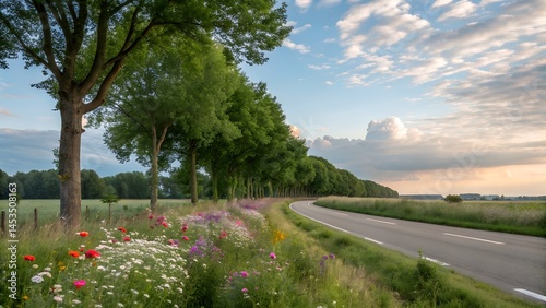 road in the countryside