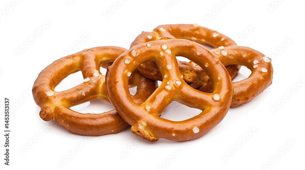 Salty Cracker Pretzel Sticks, Isolated on White Background. Perfect Clipping for Snack and Recipe Ideas Salty Cracker Pretzel Sticks, Isolated on White Background. Perfect Clipping for Snack and Recipe Ideas