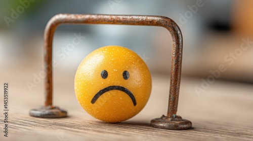 Compelling behavioral lag zone icon concept illustrating delayed emotional response and its impact on decision-making