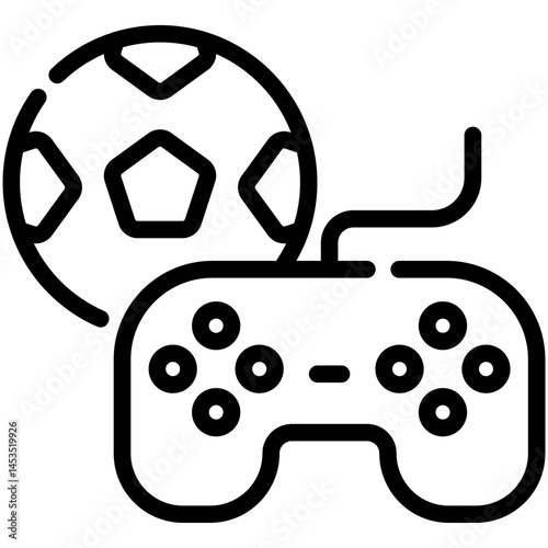 hobby line icon