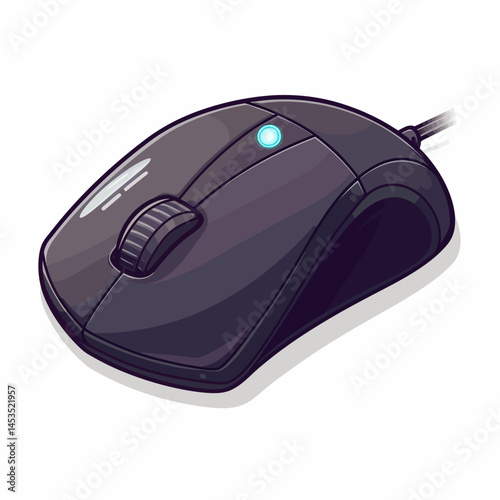 computer mouse on white background