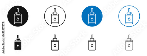 Serum icon. Vector outline illustration. vector logo template