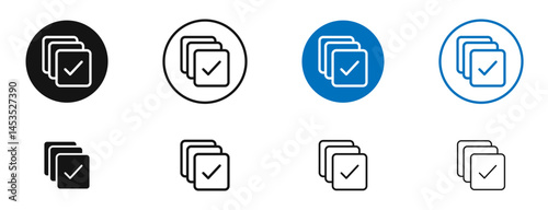 Select all icon. Vector outline illustration. vector logo template