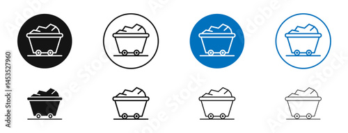 Raw material icon. Vector outline illustration. vector logo template