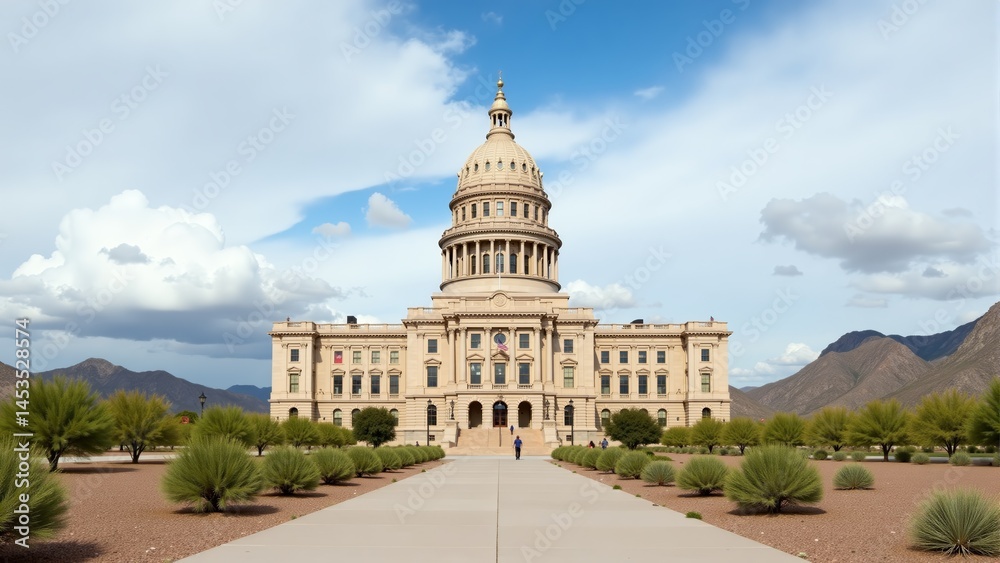 Obraz premium Boise Idaho State Capitol Building Day